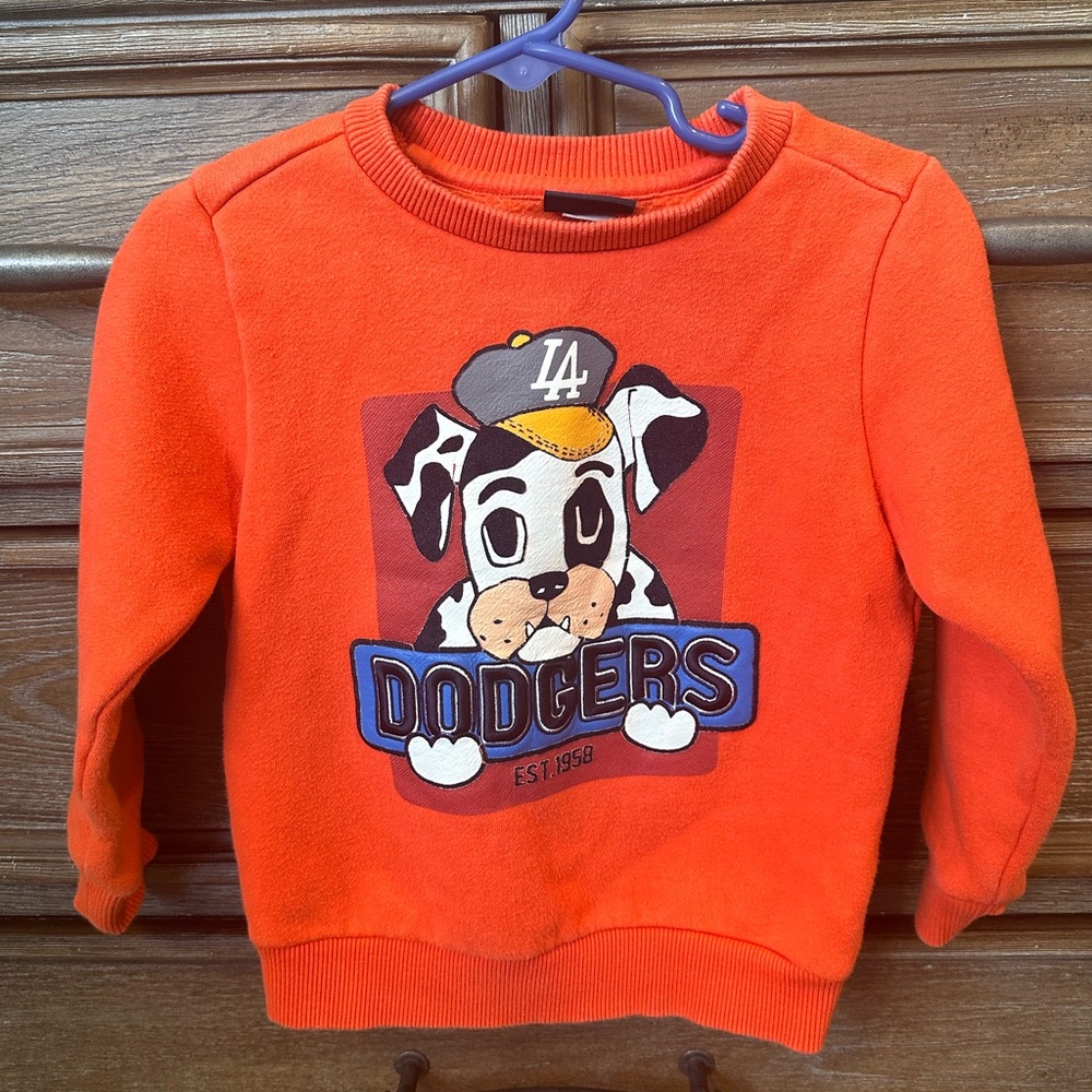 MLB Los Angeles Dodgers Swetashirt Boys size 4